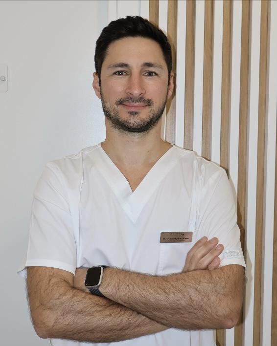 a man looking at the camera